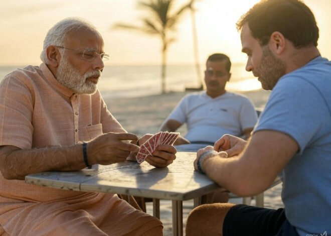 Modi & Rahul Play Their Cards, While Kejriwal Deals with Defeat!