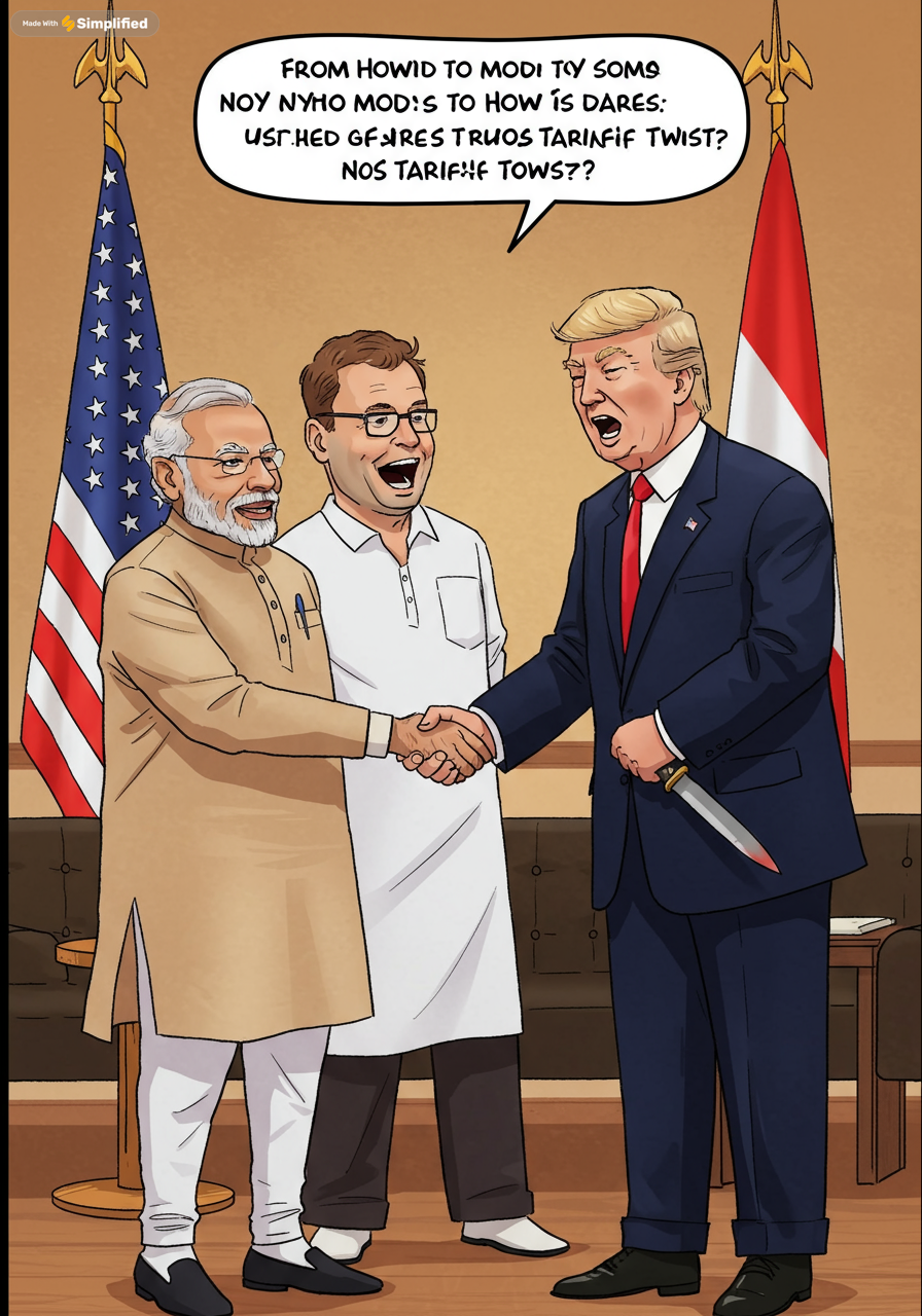 From Howdy Modi to How Dare You: Trump’s Tariff Twist